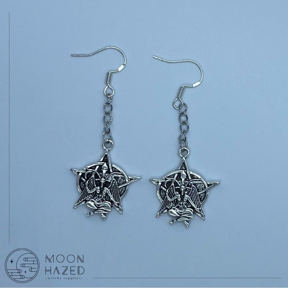 Baphomet Earrings - Picture 1 of 2